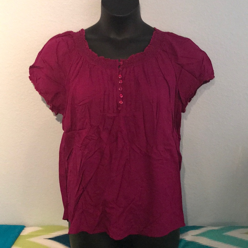 3 Peasant tops and 1 Flyaway tank